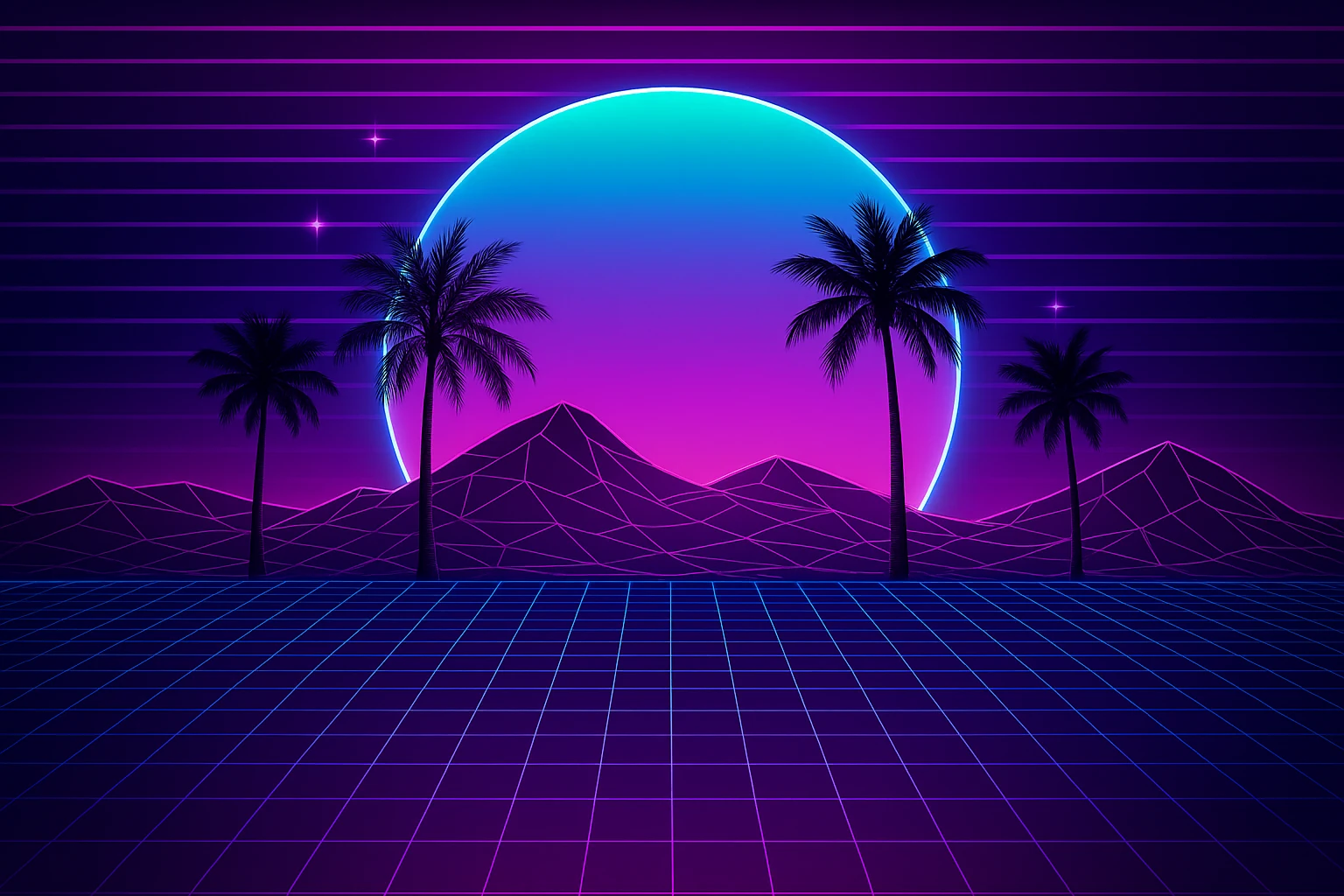 Vaporwave background